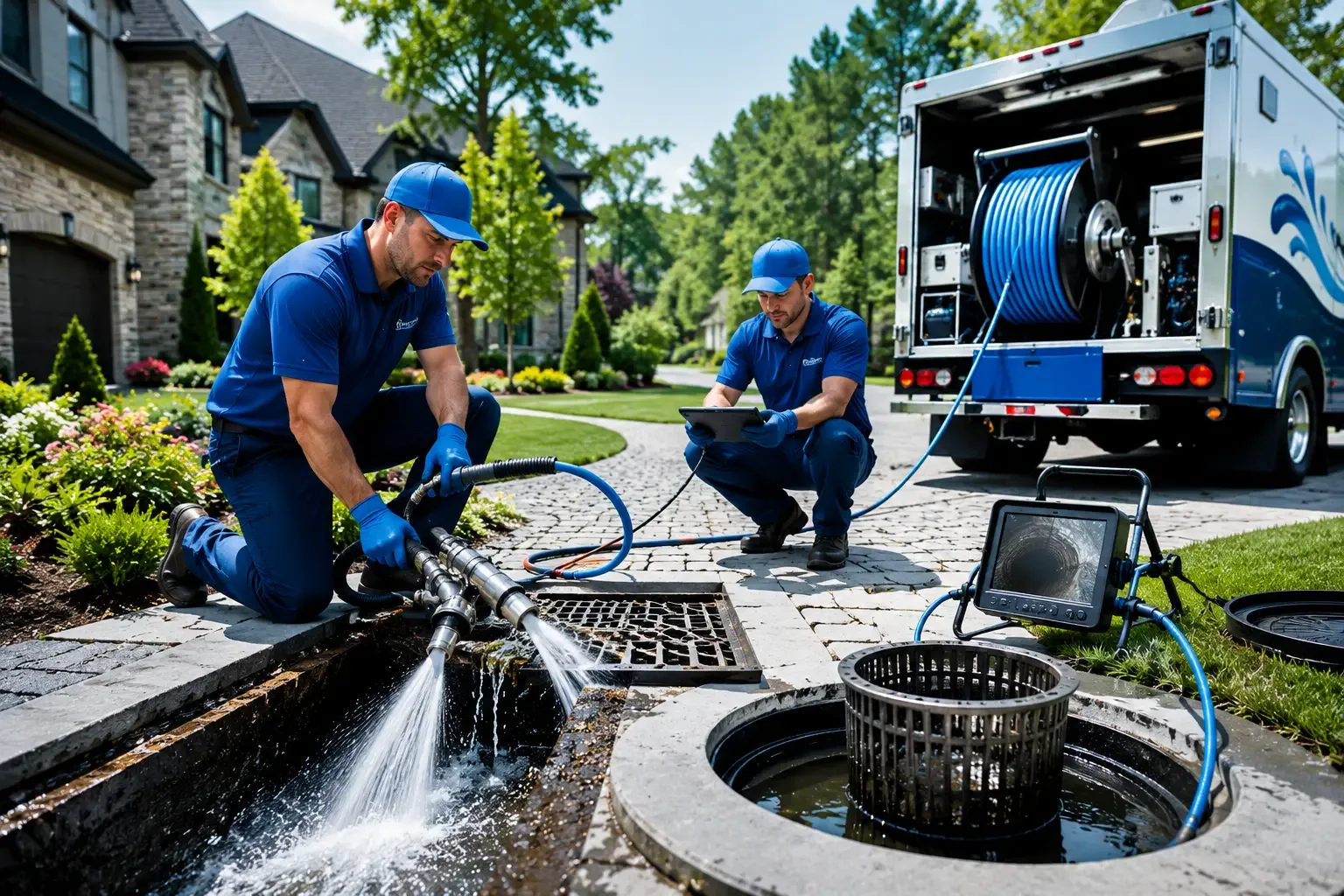 Local outdoor drain cleaning professionals in Triumph, IL