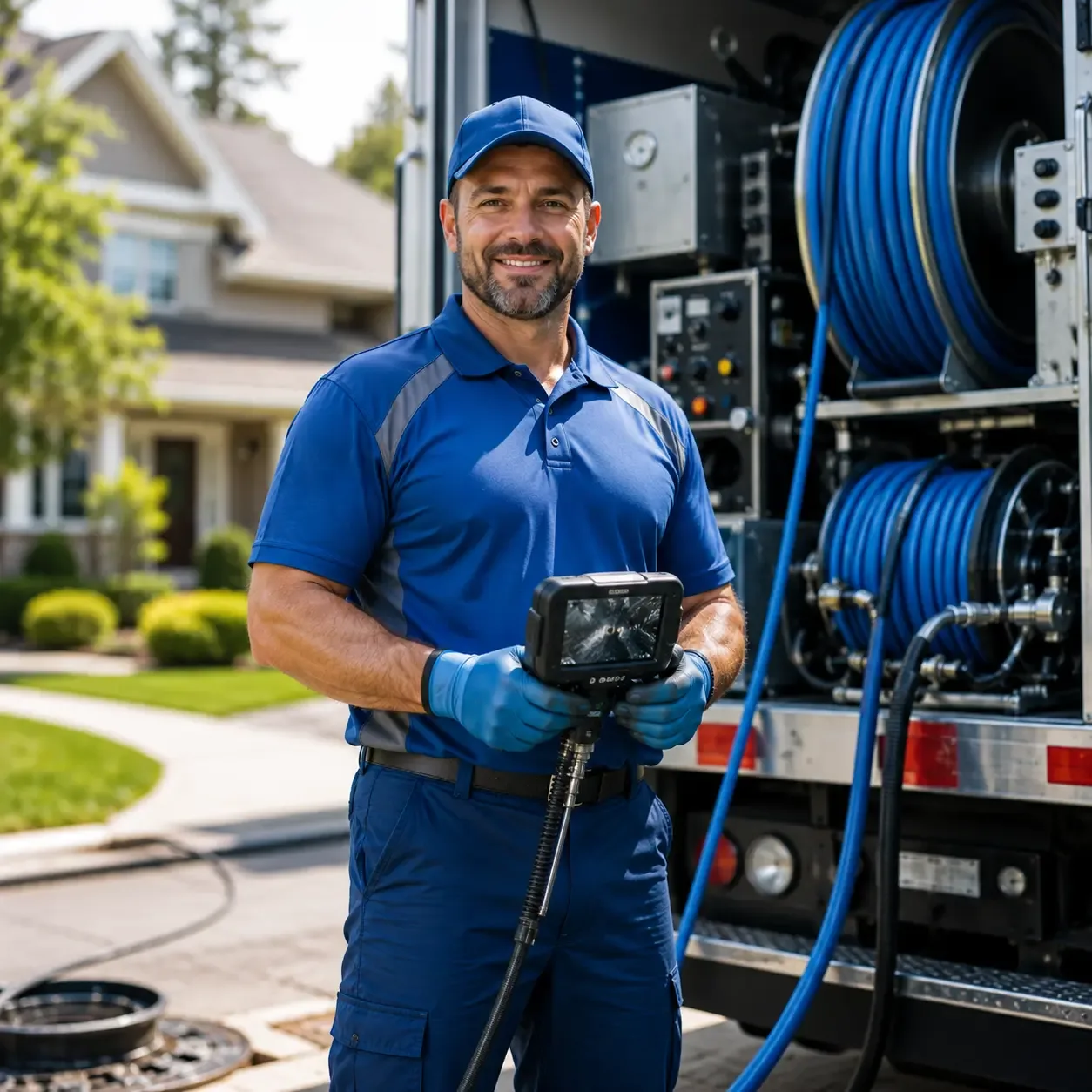 Local outdoor drain cleaning specialists in Triumph, IL